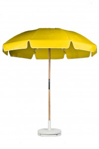 7.5′ BEACH UMBRELLA WITH FIBERGLASS SKELETON WITH VENT & VALANCE
Stock Fabric:$239.00
Custom Orders Available