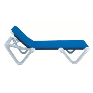 Grosfillex Nautical Chaise Lounge