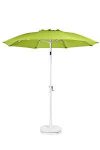 7.5′ PATIO UMBRELLA WITH FIBERGLASS SKELETON WITH VENT & NO VALANCE. CRANK LIFT, PUSH BUTTON TILT
Stock Fabric:$289.00
