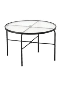 48″ ROUND ACRYLIC TABLE-ROUND TUBE
602048AU-28
ALSO AVAILABLE IN 42″ ROUND
SPEC SHEET
