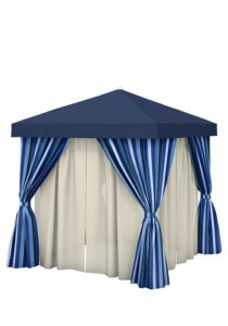 10’X10′ CABANA NO VENT WITH SHEERS
NS010A238SH
SPEC SHEET